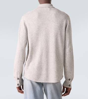 Surchemise en coton et cachemire | Allude