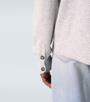 Surchemise en coton et cachemire | Allude