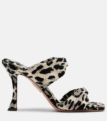 Twist 95 leopard-print sandals | Aquazzura