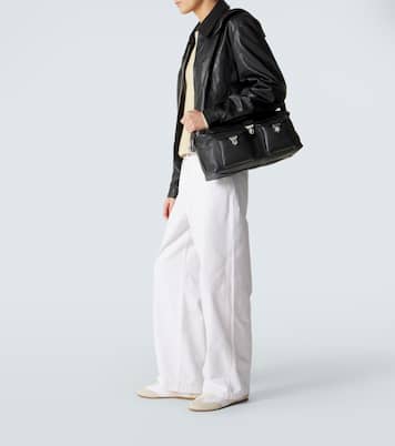 Soft suede-trimmed sneakers | Lemaire