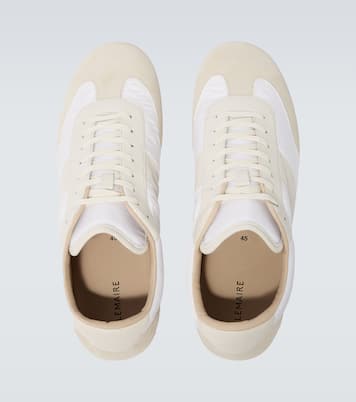 Soft suede-trimmed sneakers | Lemaire