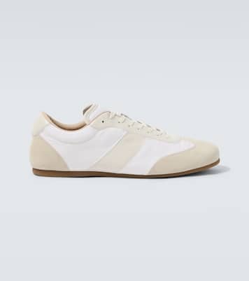 Soft suede-trimmed sneakers | Lemaire