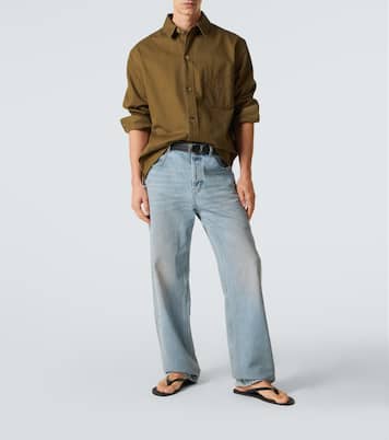 Leather thong sandals | Saint Laurent