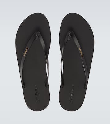 Leather thong sandals | Saint Laurent