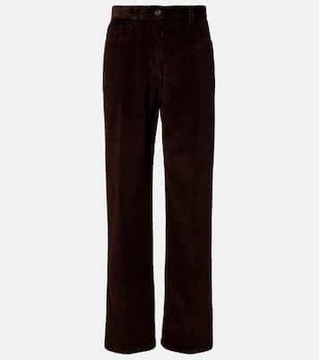 Weite Hose aus Baumwoll-Cord | Miu Miu