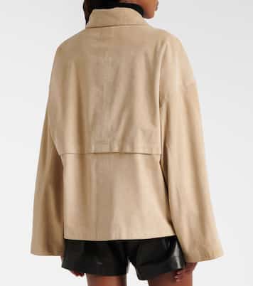 Jacke Park aus Veloursleder | Nour Hammour