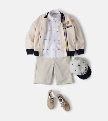 x Porsche Daho cotton jacquard shirt | Bonpoint