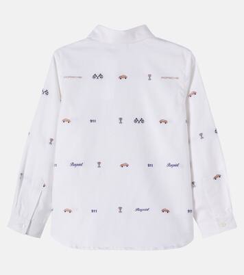 x Porsche Daho cotton jacquard shirt | Bonpoint