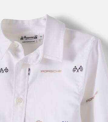 x Porsche Daho cotton jacquard shirt | Bonpoint