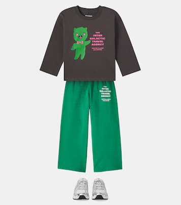 Alien cotton jersey top | Mini Rodini