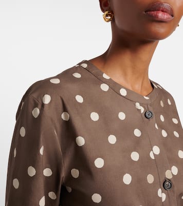 Pesche polka-dot cotton shirt dress | 'S Max Mara