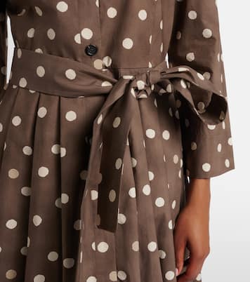 Pesche polka-dot cotton shirt dress | 'S Max Mara