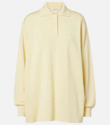 Polopullover Double L aus einem Kaschmirgemisch | Loewe