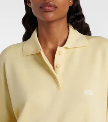 Polopullover Double L aus einem Kaschmirgemisch | Loewe