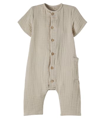 Baby Spieler Alex aus Baumwoll-Gaze | Wheat