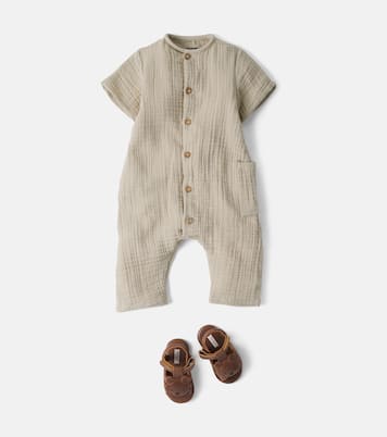 Baby Spieler Alex aus Baumwoll-Gaze | Wheat