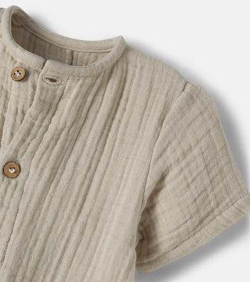 Baby Spieler Alex aus Baumwoll-Gaze | Wheat