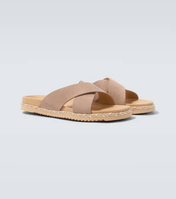 Sandalen Breno aus Veloursleder | Frescobol Carioca