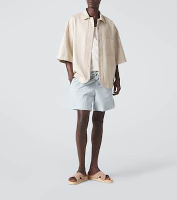 Sandalen Breno aus Veloursleder | Frescobol Carioca