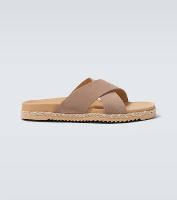 Sandalen Breno aus Veloursleder | Frescobol Carioca