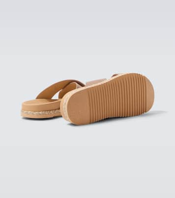 Sandalen Breno aus Veloursleder | Frescobol Carioca