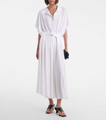 Belted oversized midi dress | Norma Kamali