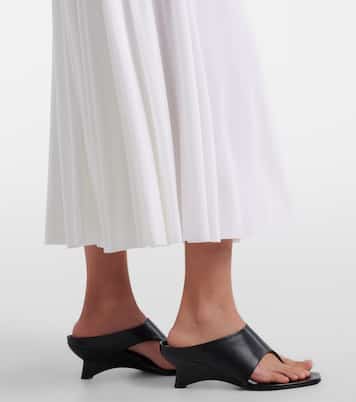 Belted oversized midi dress | Norma Kamali