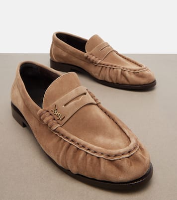 Loafers Le Loafer aus Veloursleder | Saint Laurent