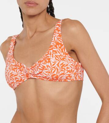 Haut de bikini Cote D’Azur imprimé | Heidi Klein