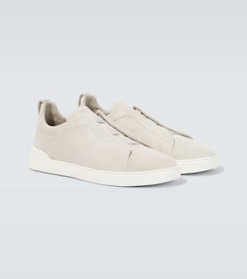 Triple Stitch 스웨이드 스니커즈 | Zegna