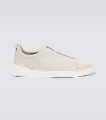 Triple Stitch 스웨이드 스니커즈 | Zegna