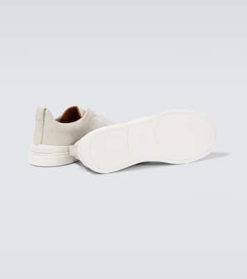 Triple Stitch 스웨이드 스니커즈 | Zegna