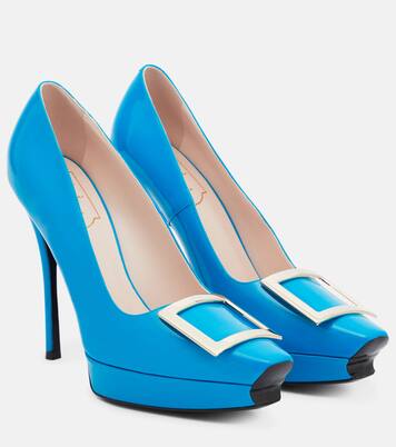 Pumps Trompette aus Lackleder | Roger Vivier