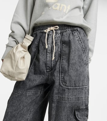 High-Rise-Hose Viamao aus Baumwolle | Marant Etoile