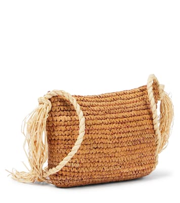 Raffia shoulder bag | Bonpoint
