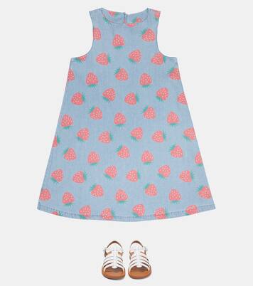 Fraise denim dress | Jellymallow