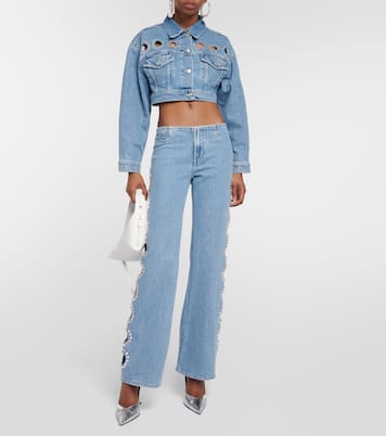 Verzierte Jeans Slouchy Bootcut | 7 For All Mankind