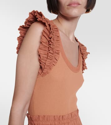 Robe midi Virginia en coton mélangé | Ulla Johnson