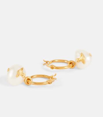 Pendientes de aro Azul de plata | Vivienne Westwood