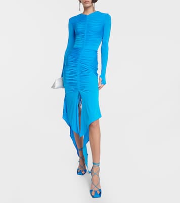 Robe midi Marston en satin | Alex Perry