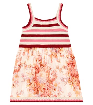 Devi crochet floral cotton dress | Zimmermann Kids