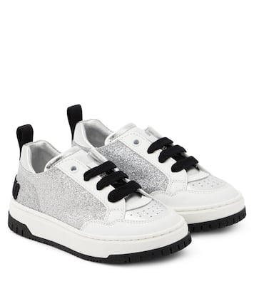 Logo glitter sneakers | Moschino Kids