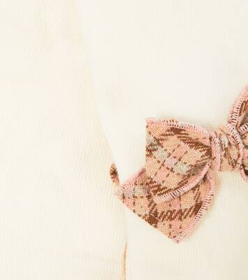 Baby embellished cotton-blend tights | Il Gufo