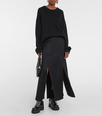 Falda larga en mezcla de lana  | Proenza Schouler