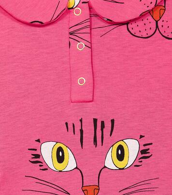 Printed cotton jersey dress | Mini Rodini