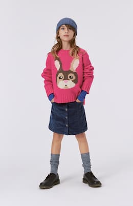 Gaia intarsia wool-blend sweater | Molo