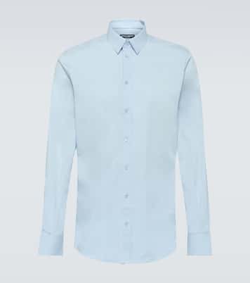 Cotton-blend poplin Oxford shirt | Dolce&Gabbana