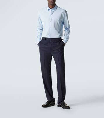Cotton-blend poplin Oxford shirt | Dolce&Gabbana