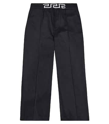 Greca cotton pants  | Versace Kids