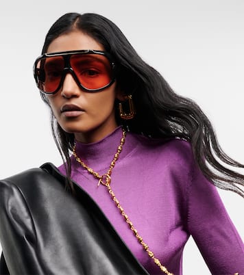 Rellen mask sunglasses | Tom Ford